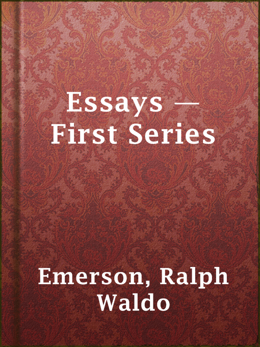Cover of Essays — First Series